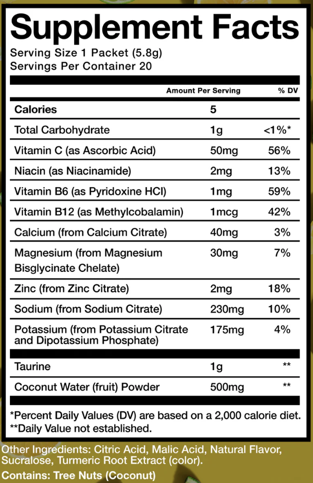 Bum Hydration - Lemon Lime