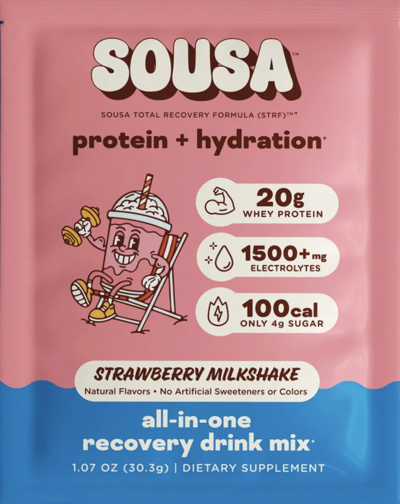 Sousa - Strawberry Milkshake (Protein + Electrolytes)
